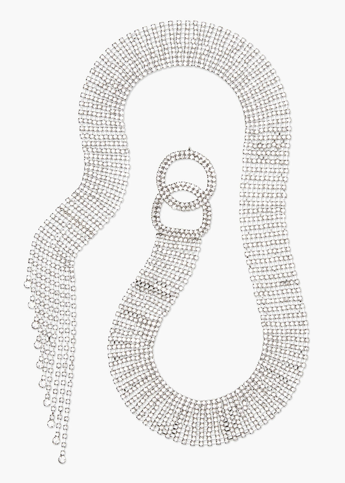 Shop Silver Bling Double Ring Belt Accessories Taking Shape AU