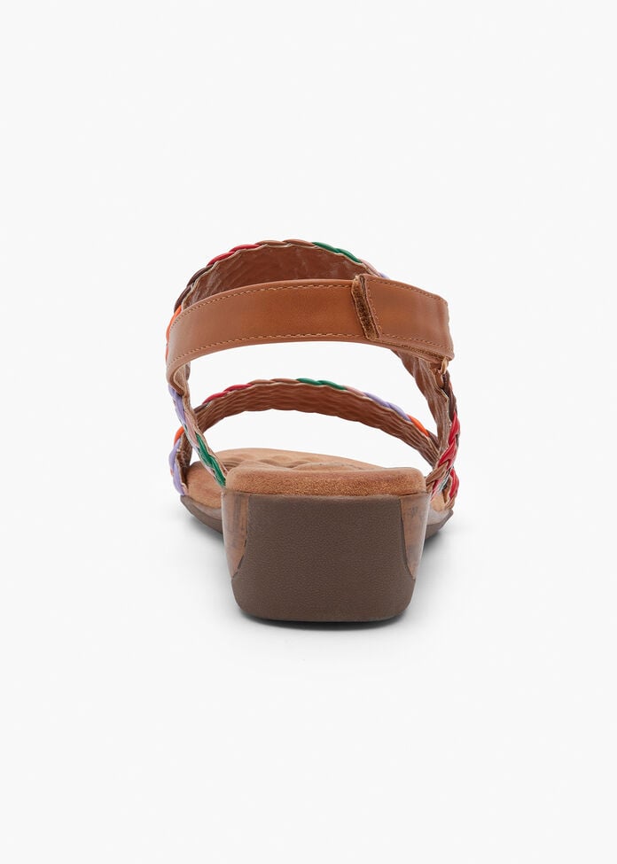 Woven Cork Wedge Sandal, , hi-res