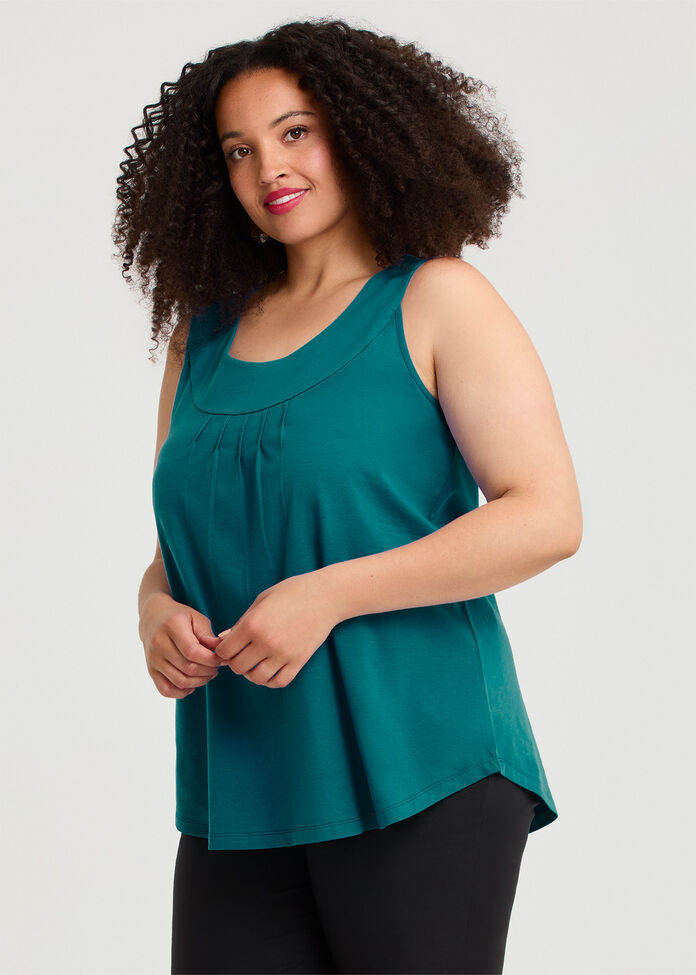 Good Earth Australian Cotton Element Tank , , hi-res