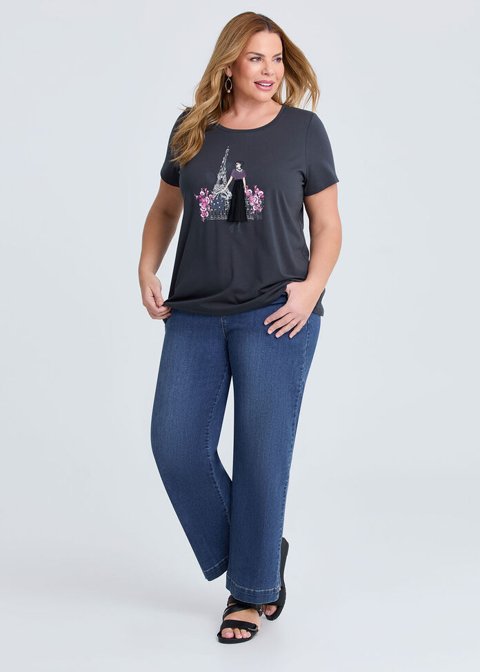 Cotton Glamour Paris T-shirt, , hi-res