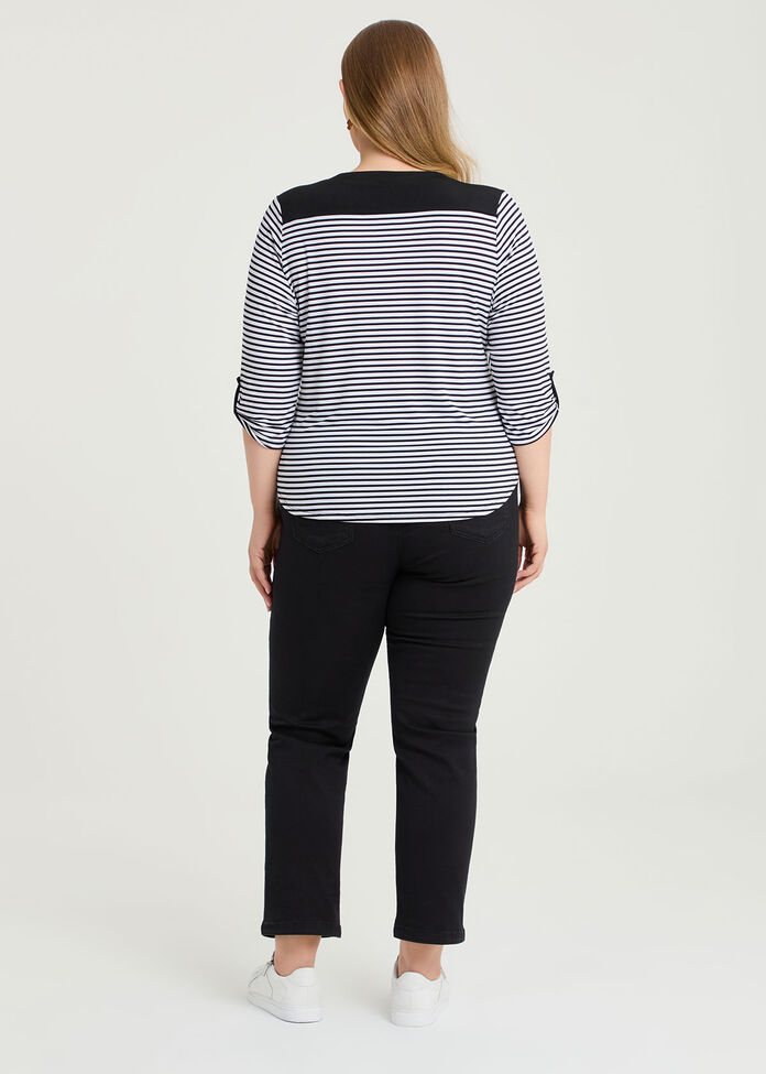 Mae Stripe Top, , hi-res
