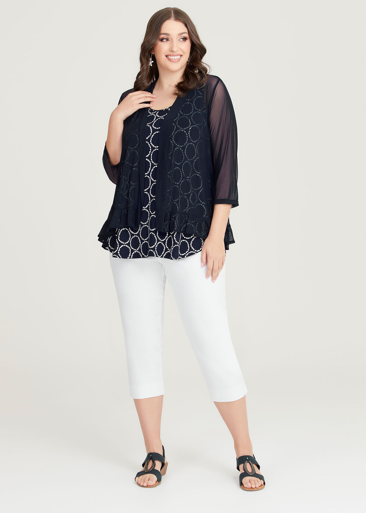 Cardigan sweater discount sets plus size