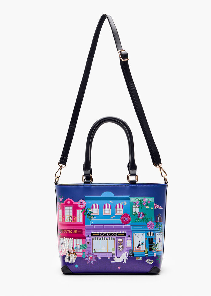 Boutique Cat Shoulder Bag, , hi-res
