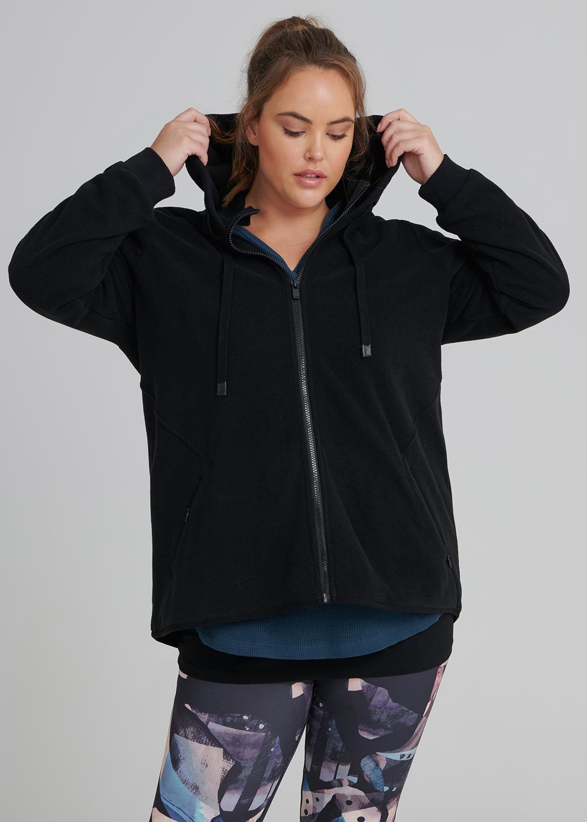 Plus size fleece jackets australia shop