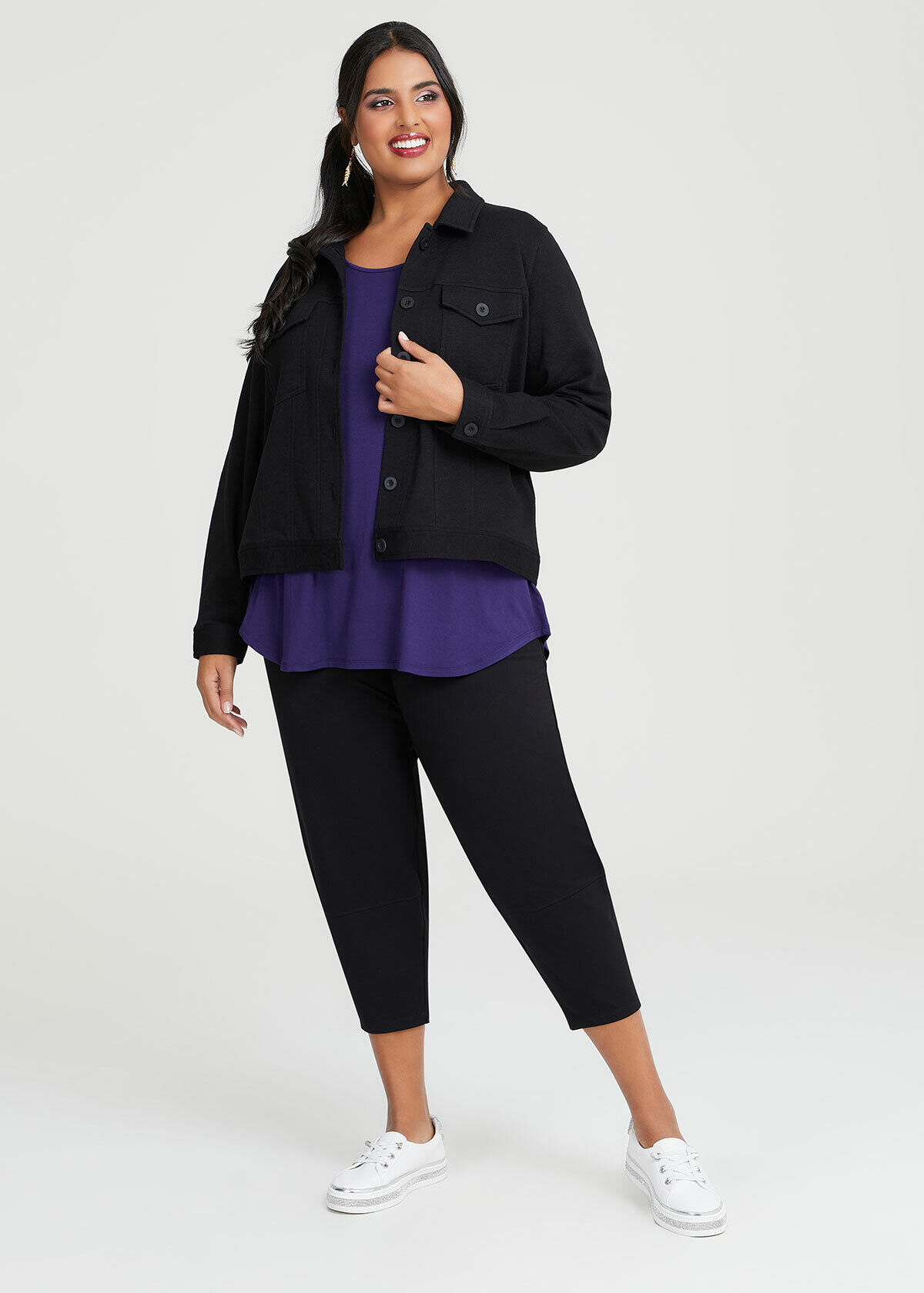 Plus size short jacket discount