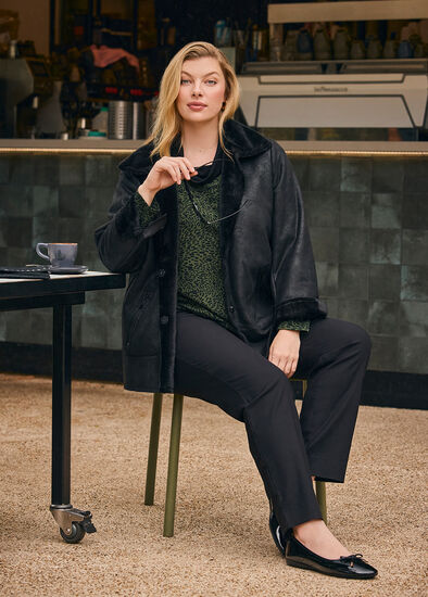 Plus Size Reine Shearling Outfit