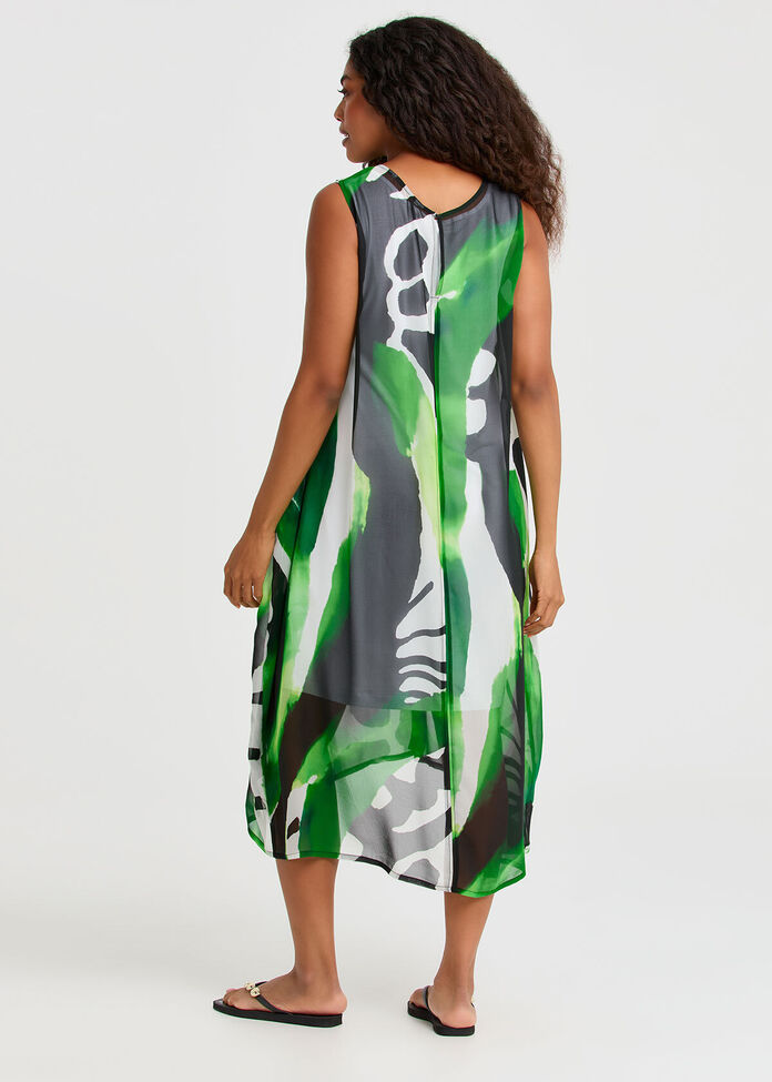 Chiffon Summer Spritz Dress, , hi-res