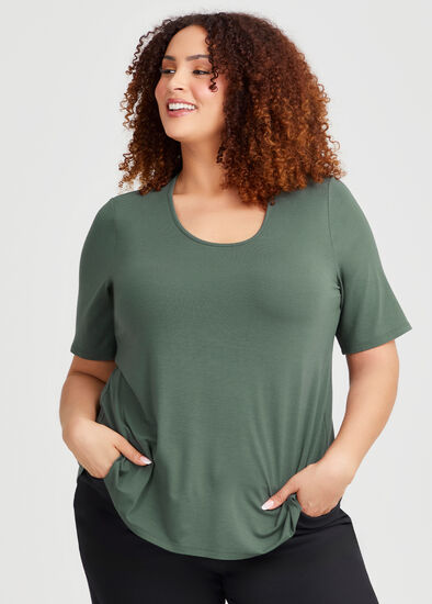 Plus Size Natural Essential Top