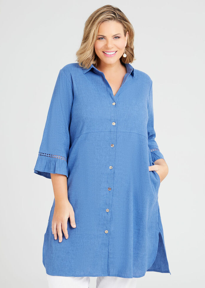 stretch linen shirt