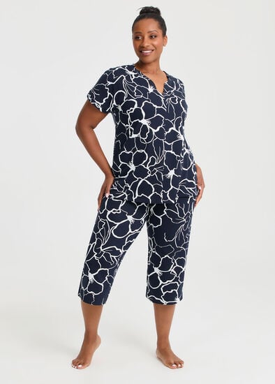 Plus Size Australian Cotton Flora Pj Pant