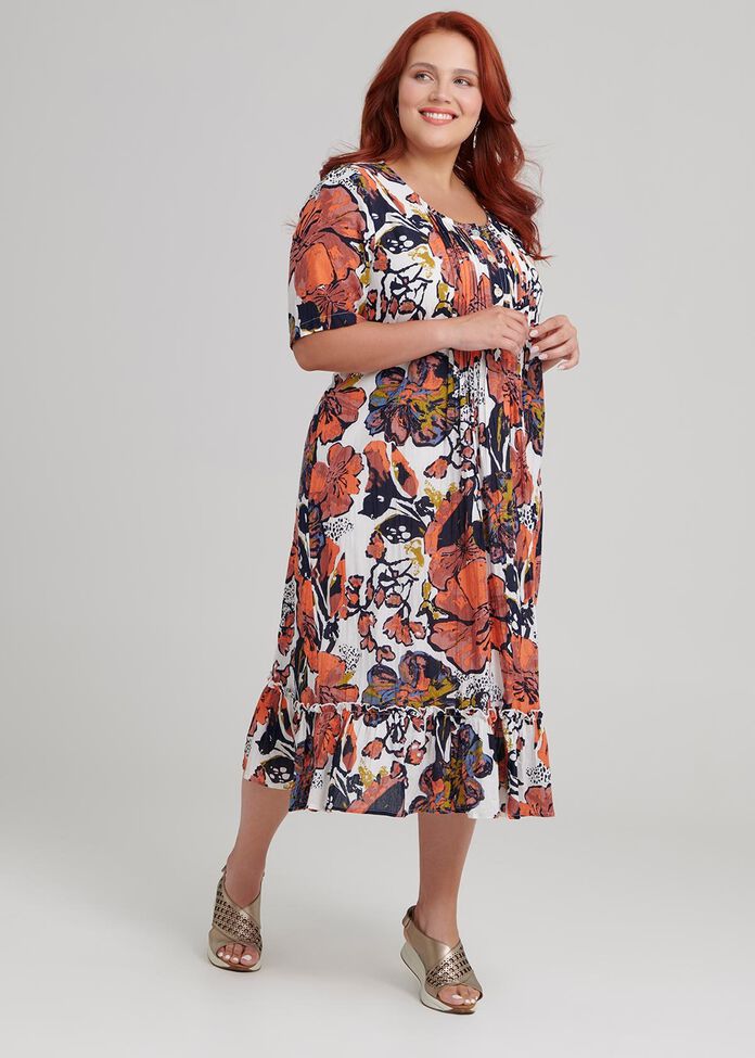 Shop Summer Solstice Dress in Print, Sizes 12-30 | Taking Shape AU