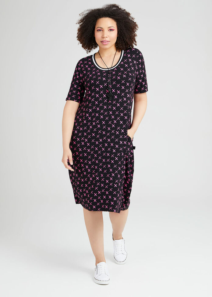 Shop Plus Size Natural Kiss Kiss Dress in Pink Taking Shape AU