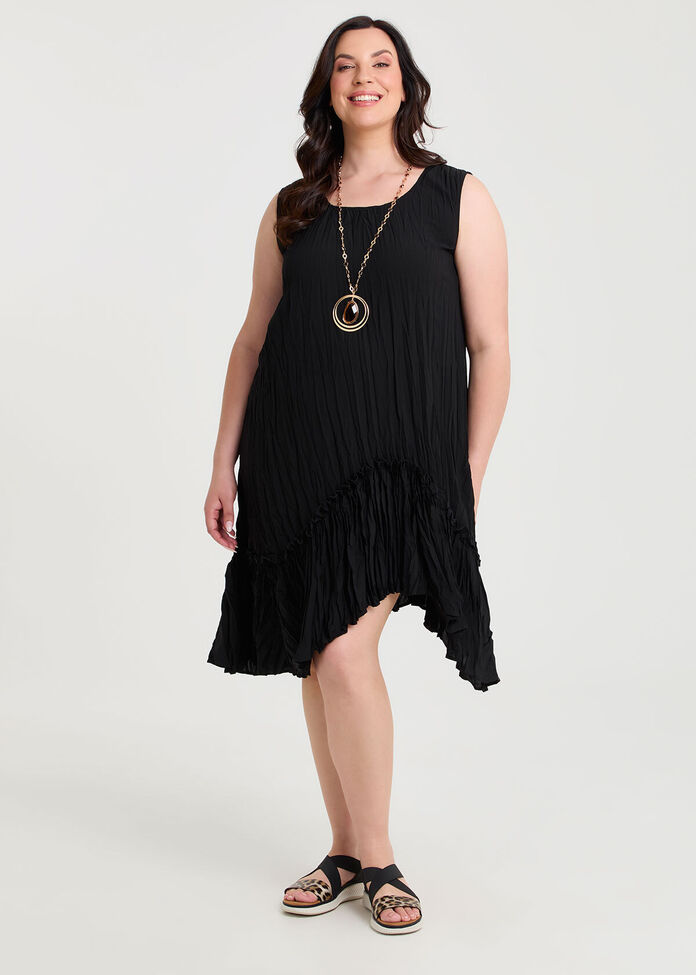 Plisse Tunic Dress, , hi-res