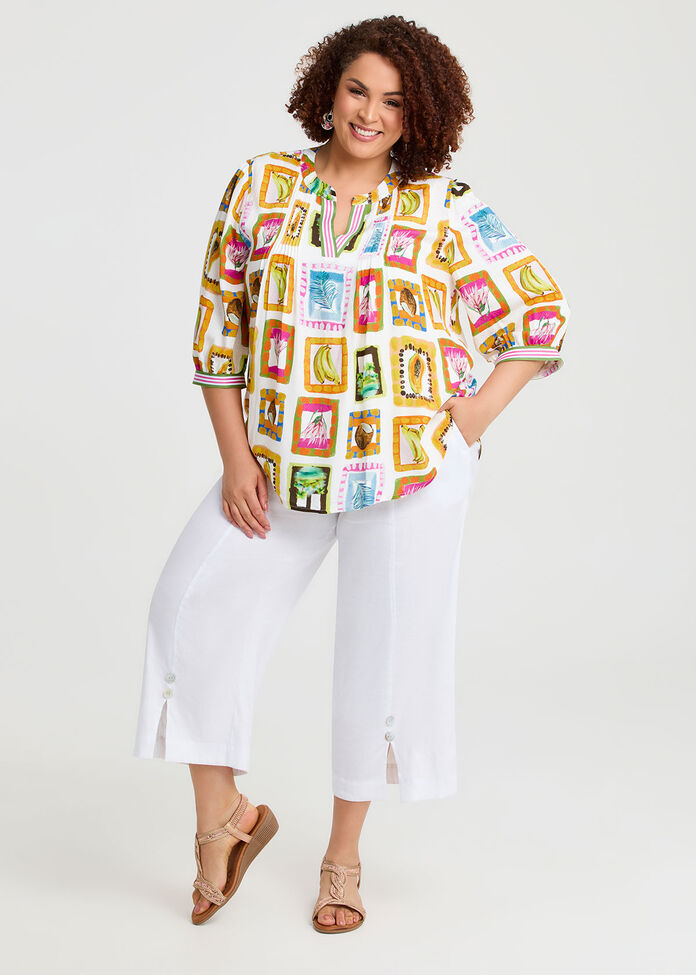 Natural Paradise Top, PRINT, hi-res