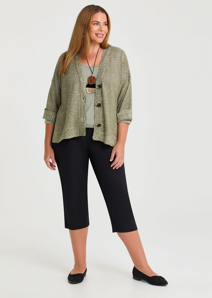 Bamboo Base 3/4 Sleeve Top, , hi-res