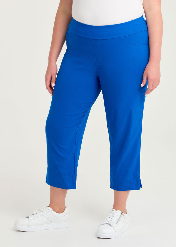 Expose Split Hem Crop Pant, , hi-res