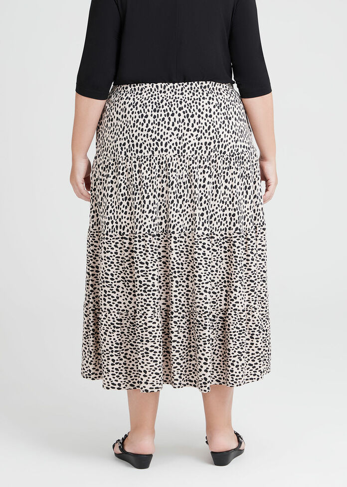 Shop Plus Size Natural Coast Drift Skirt in Print | Taking Shape AU
