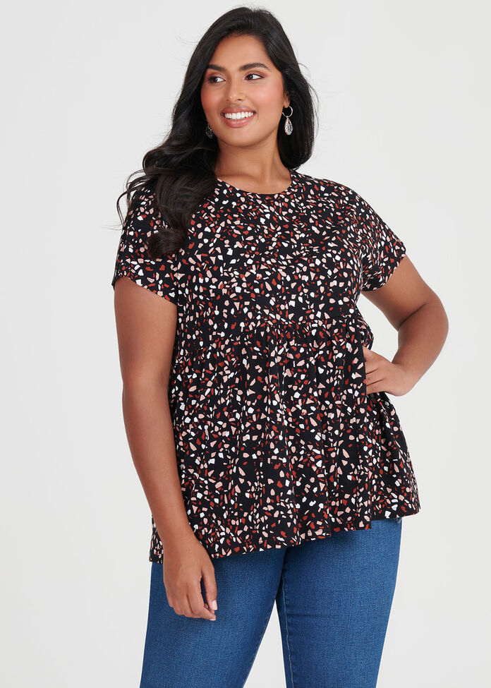 Oragnic Abstract Top, , hi-res
