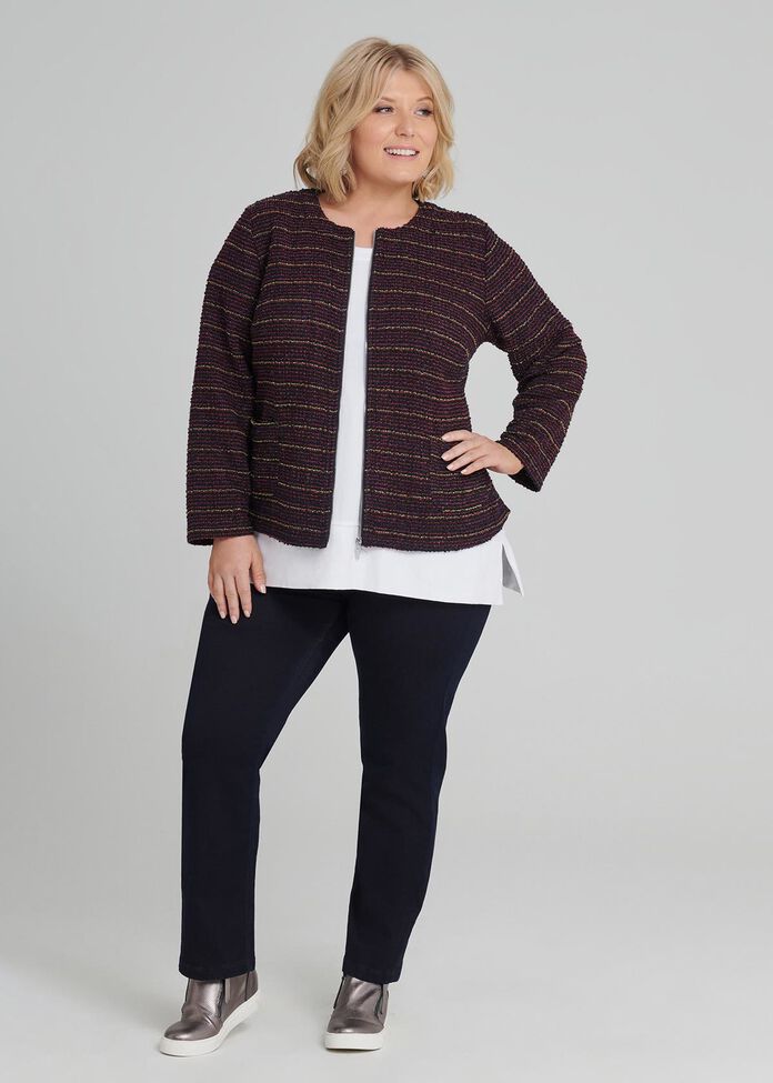 Eclectic Boucle Cardigan, , hi-res