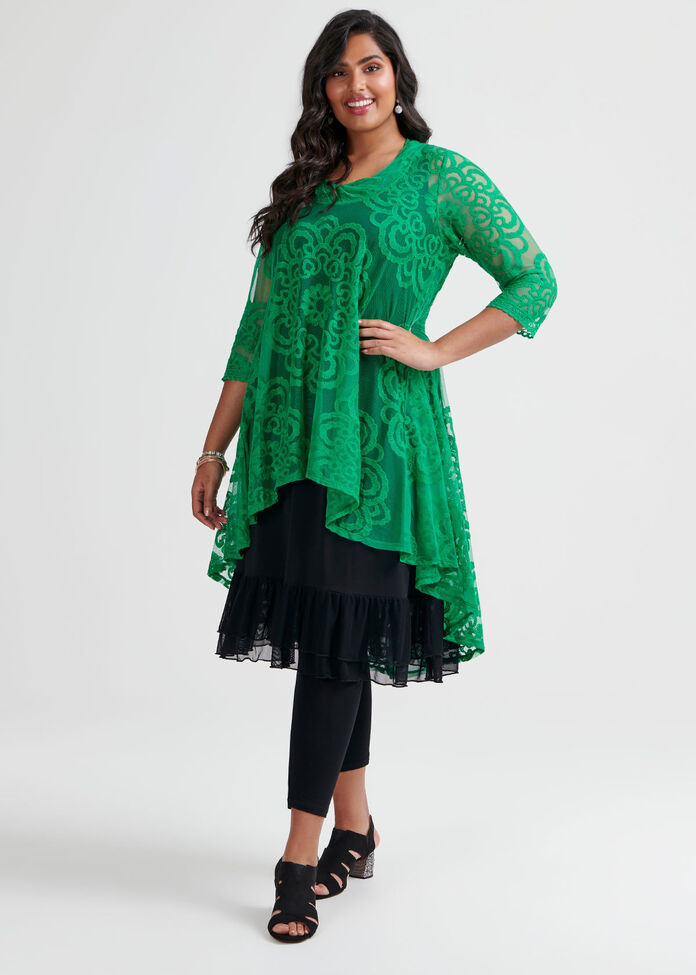 Green With Envy Tunic, , hi-res