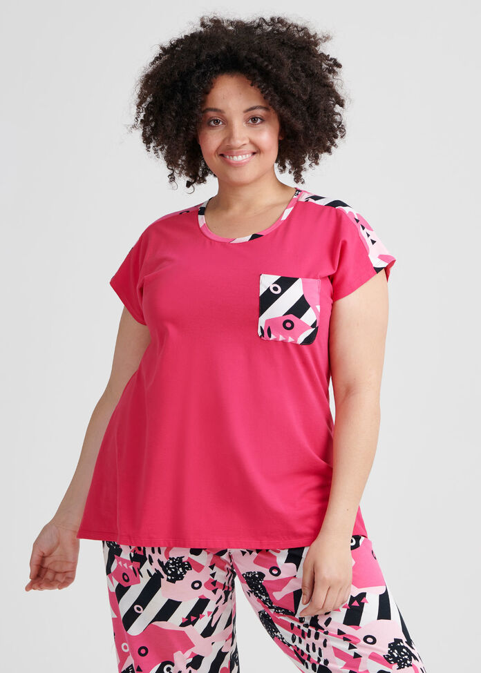 Cotton Nap Queen Pj Top, , hi-res