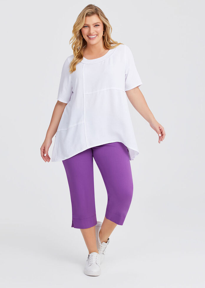 Expose Split Hem Crop Pant, , hi-res