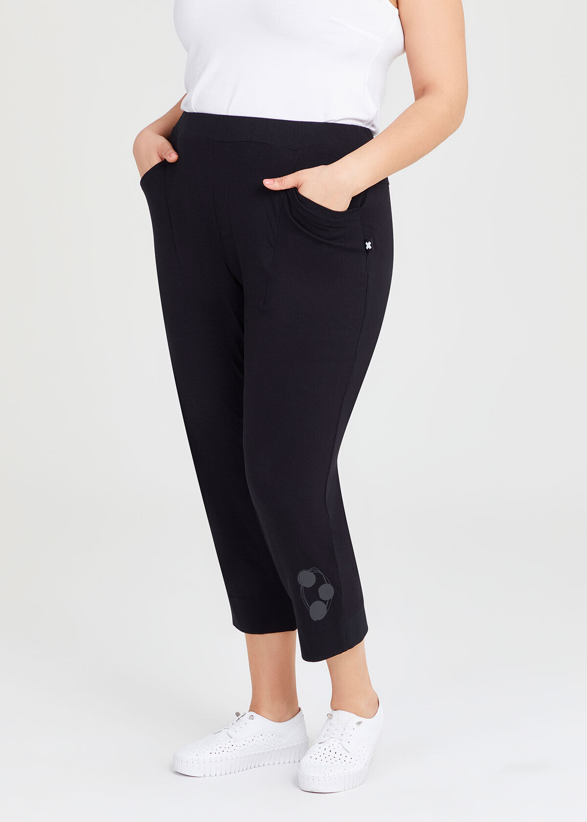Plus size crop pants deals