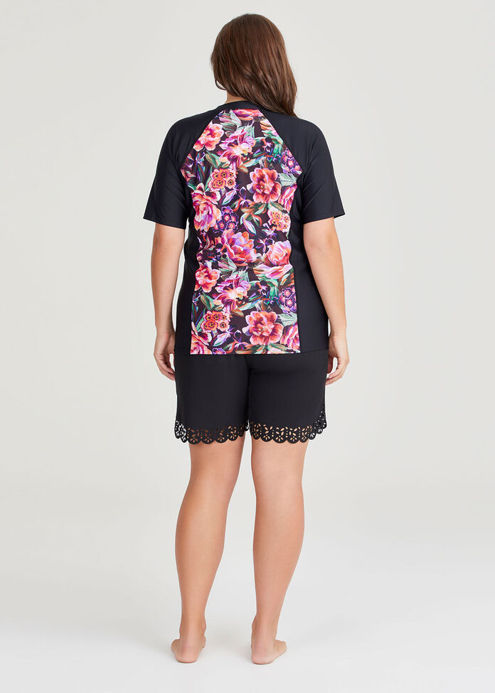 Shop Plus Size Lavish Bouquet Rash Vest, Multi | Taking Shape AU