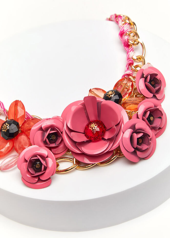 Shop Flower Statement Necklace Accessories Taking Shape