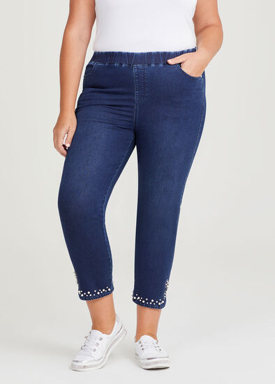 Women Jeans For Curvy Elastic Waist Stretchy Denim Pants Tummy Control Mom  Jeans 4xl Ouc551 - Jeans - AliExpress