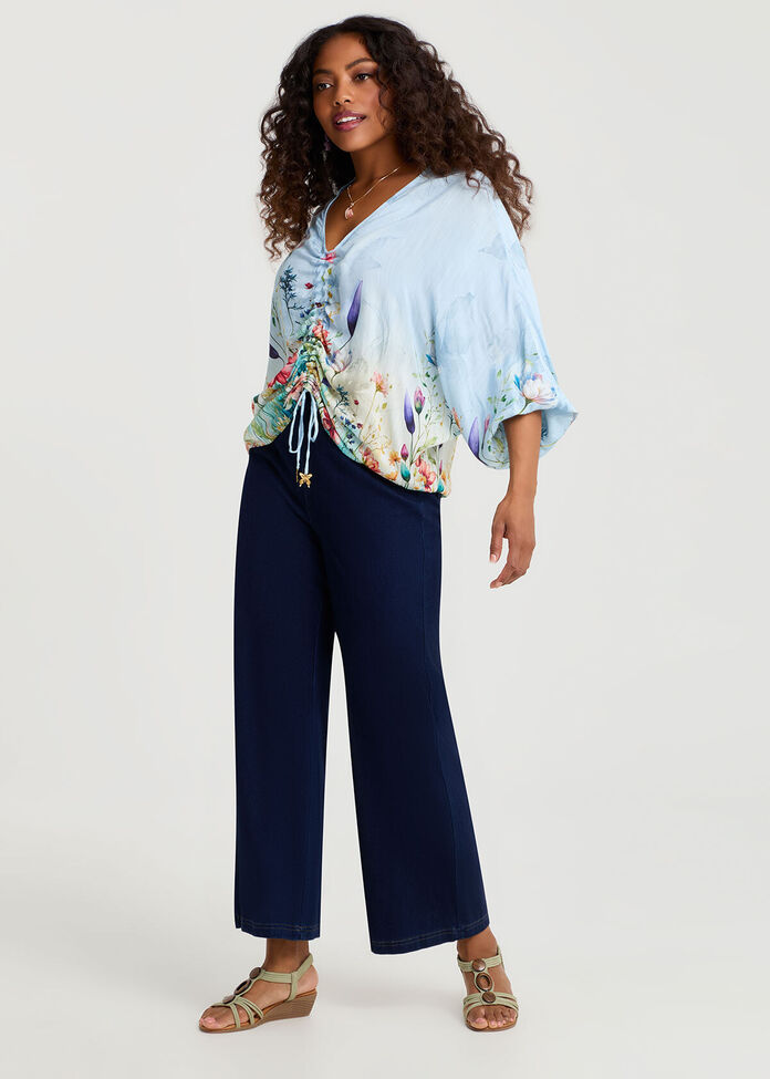 Natural Wild Flower Top, , hi-res