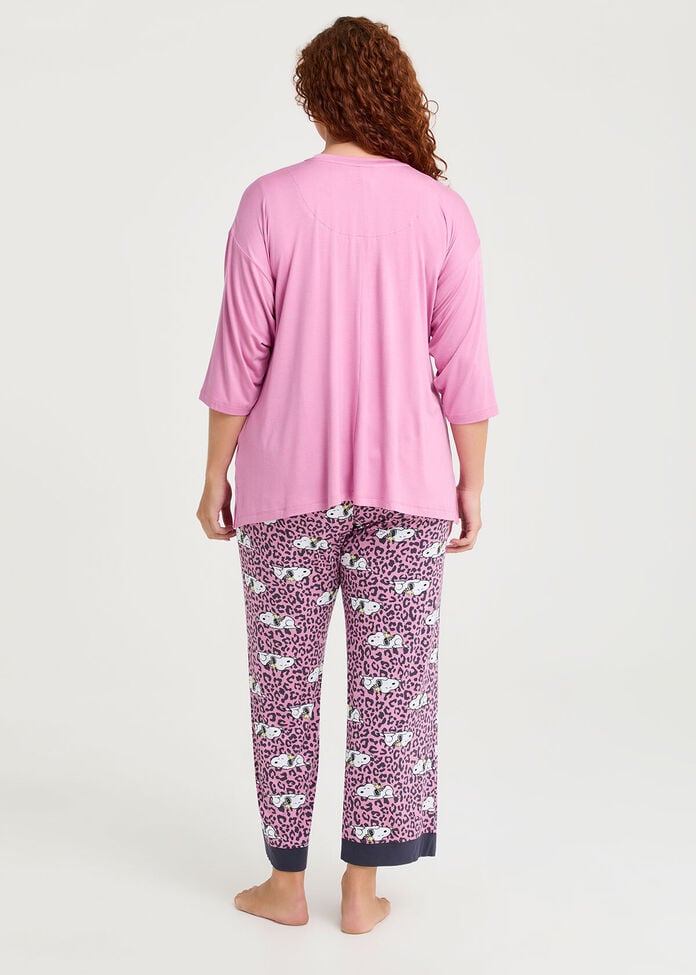Shop Plus Size Peanuts Sleep Society Pj Top, Purple | Taking Shape NZ