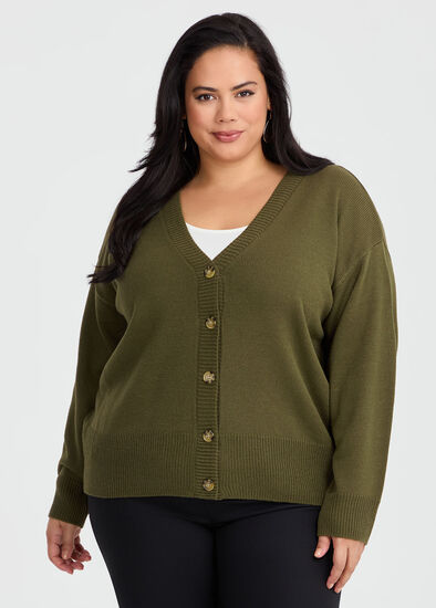 Plus Size Soft Touch Short Cardigan