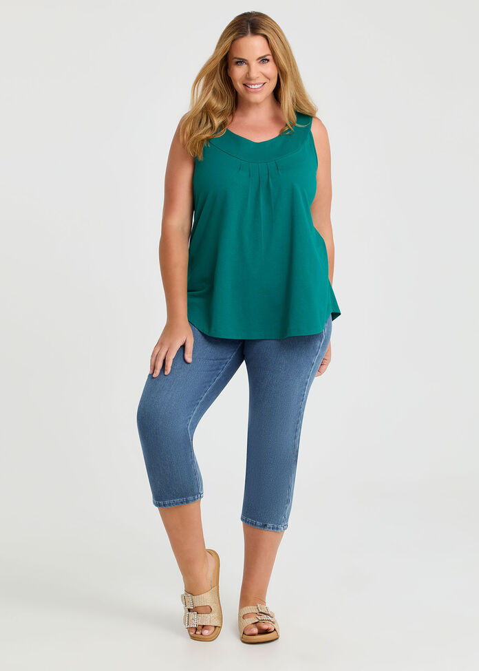 Good Earth Australian Cotton Element Tank , , hi-res