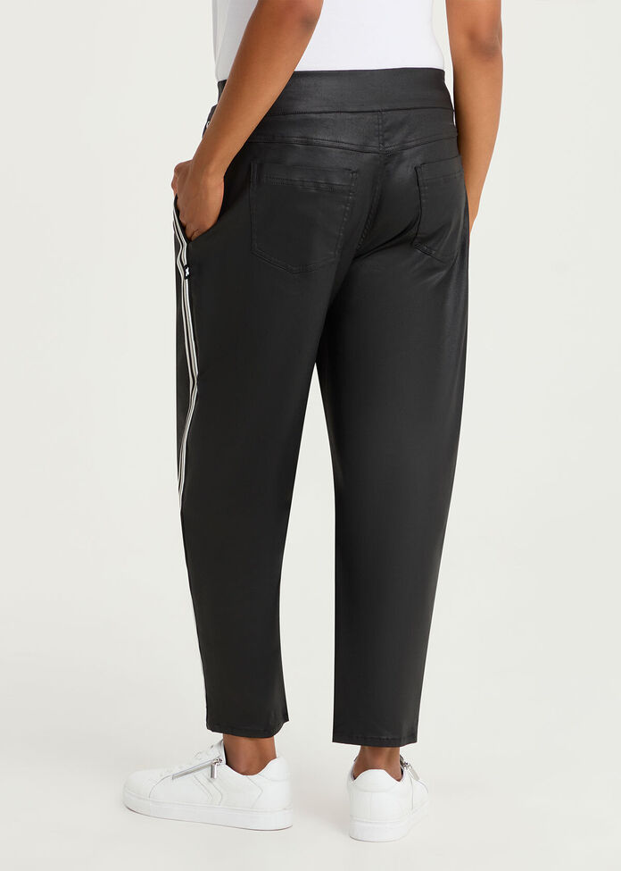 Coated Stripe Barrel Jean, , hi-res