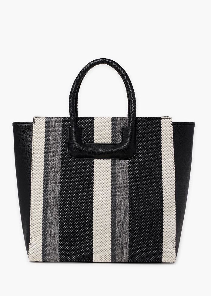 Sassy Striped Tote, , hi-res