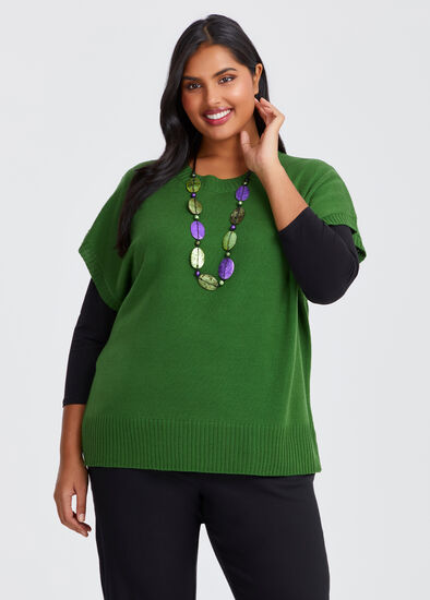 Plus Size Soft Touch Casual Vest
