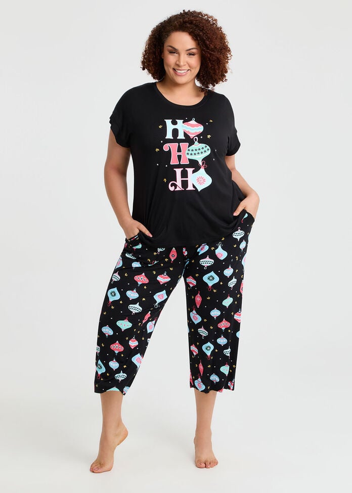 Bamboo Bauble Pyjama 3/4 Pant, , hi-res