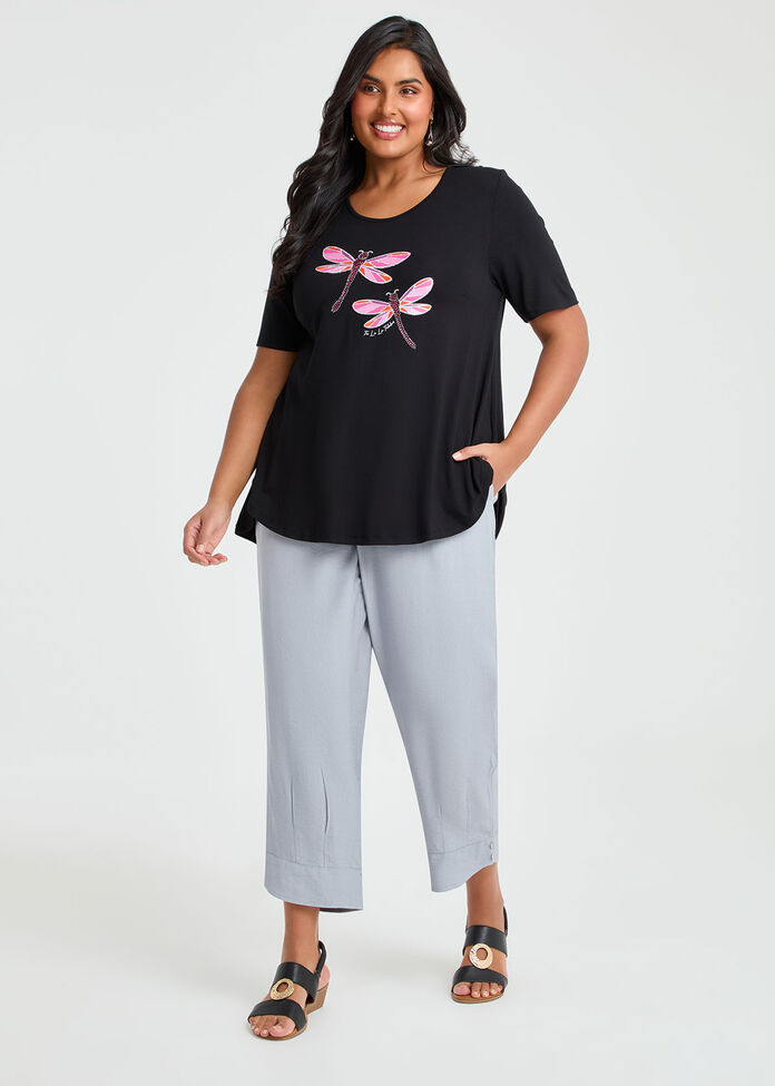 Natural Christmas Glitter Bug Tee, , hi-res