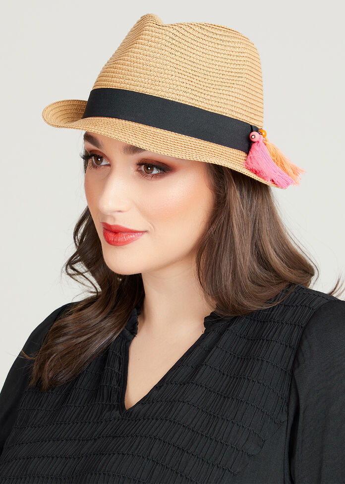 Summer Fedora Hat, , hi-res