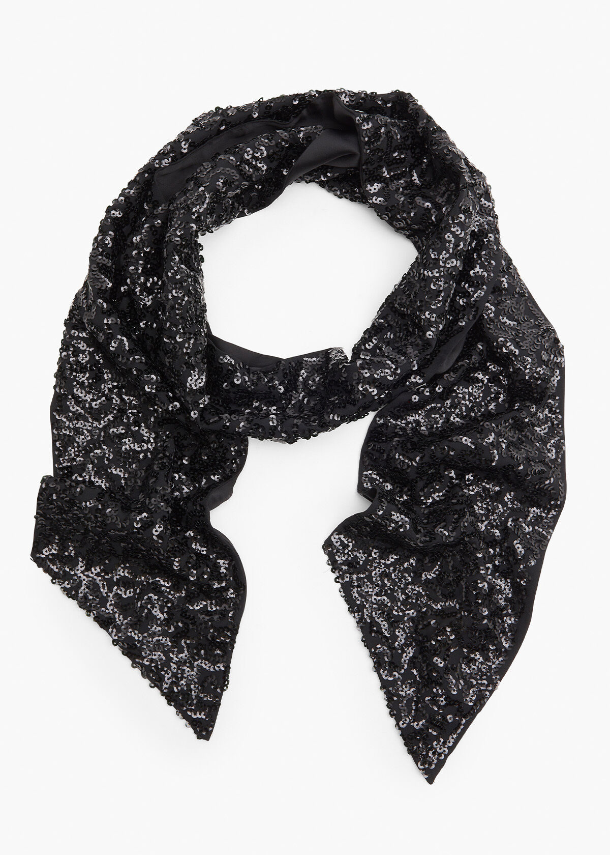 Black 2025 evening scarf
