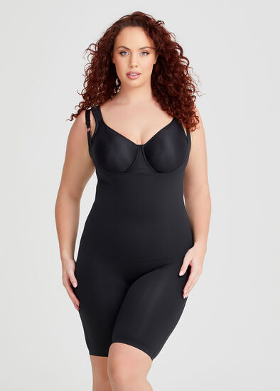Plus Size Mid Thigh Control Bodysuit