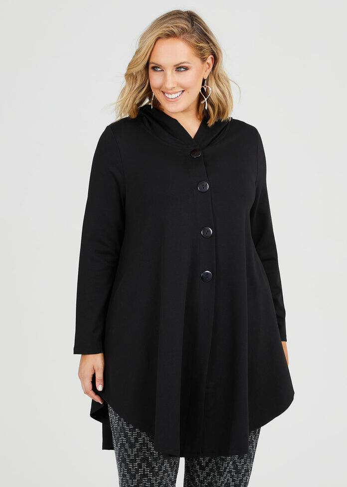 Shop Plus Size Genisis Ponte Jacket in Black | Taking Shape AU