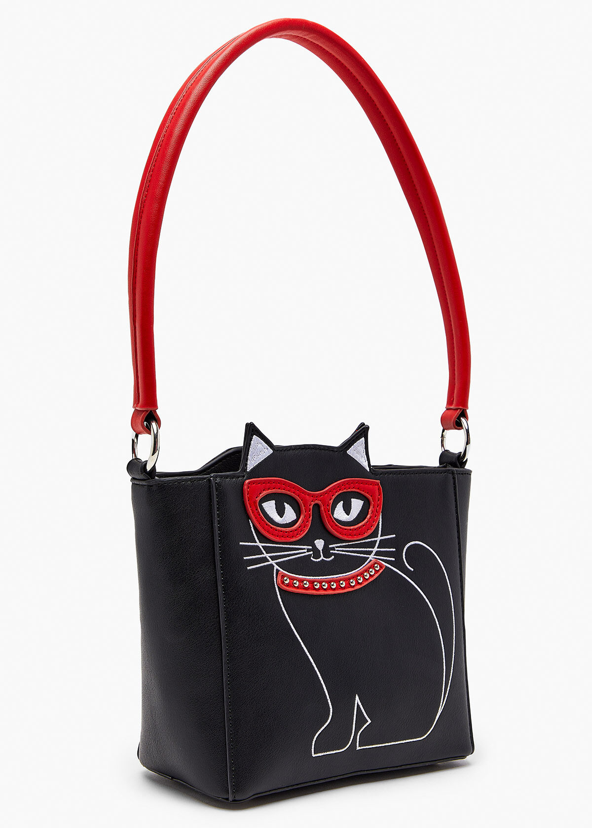 Shop Cat Glasses Shoulder Bag 
