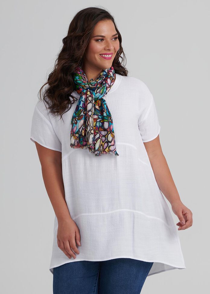 Painted Petal Scarf, , hi-res