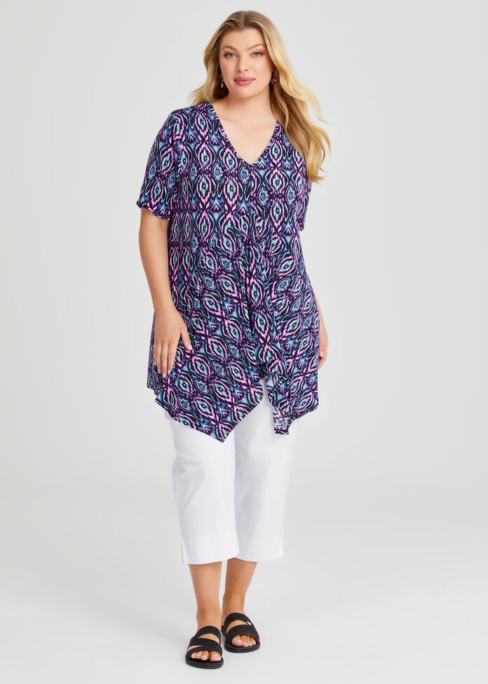 Candy Drape Front Top, , hi-res