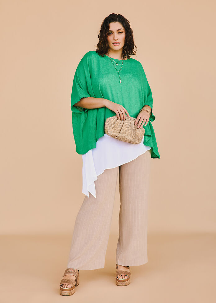 Overlay Sleeveless Top, , hi-res