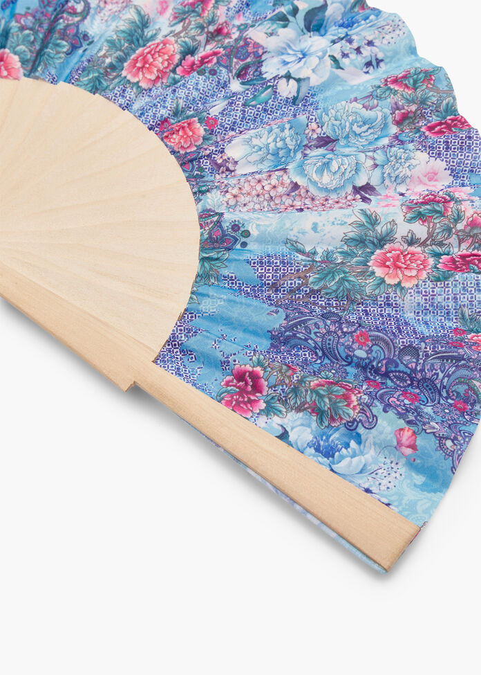 Floral Tile Cooling Fan, , hi-res