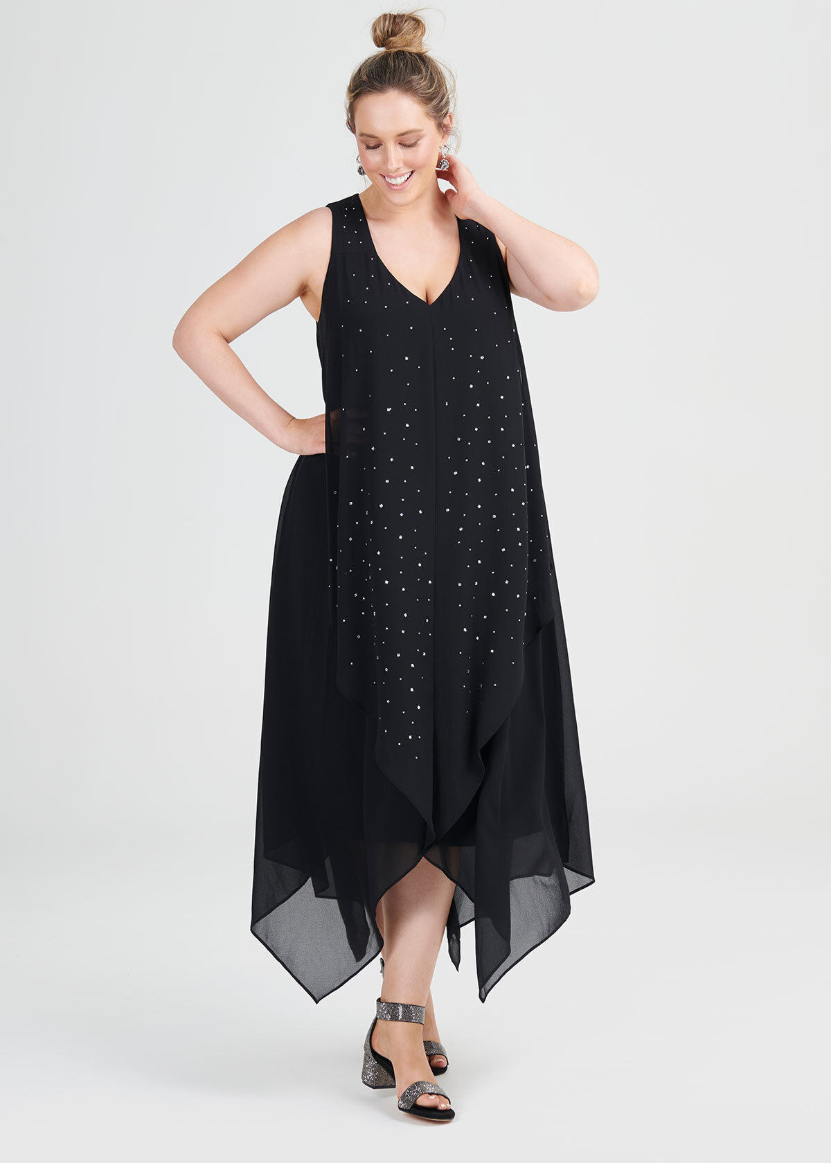 Black store shape dress