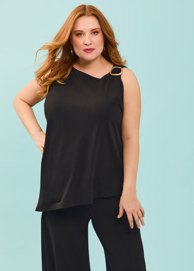 Plus Size Sabrina Asymmetrical Tunic